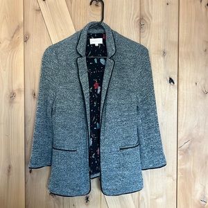 “Skies are Blue” Gray coat, size Medium